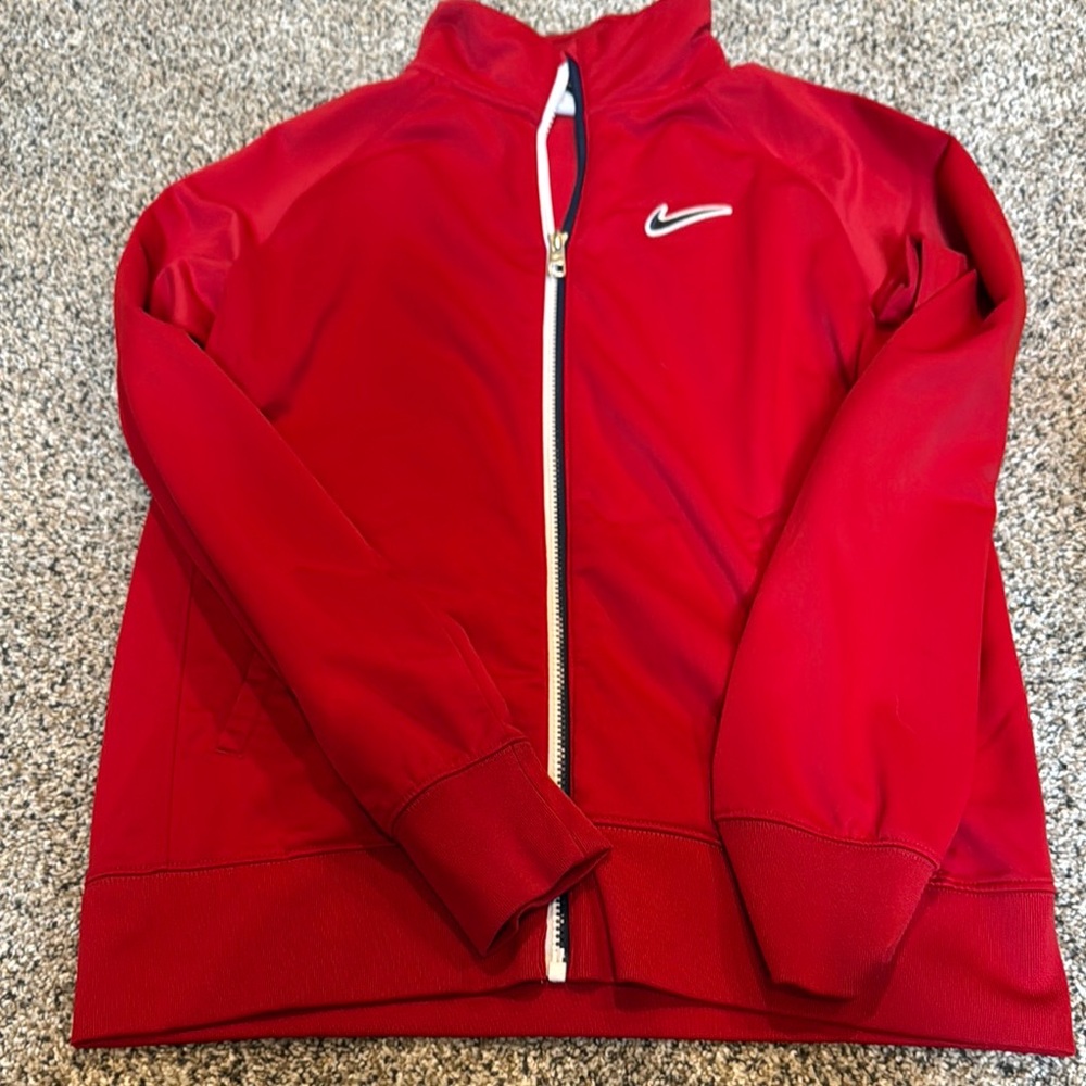 Nike Red Zip-Up Jacket